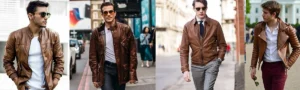 Office-Wear-Brown-Leather-Jackets