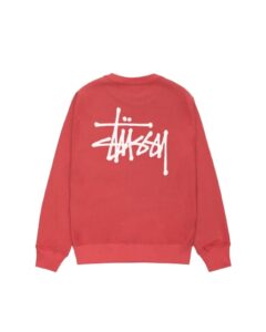 BASIC-STUSSY-CREW-RED