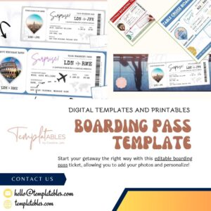 boarding pass template