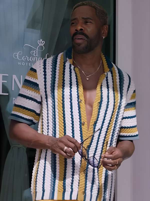 2025 The Four Seasons Colman Domingo Crochet Shirt